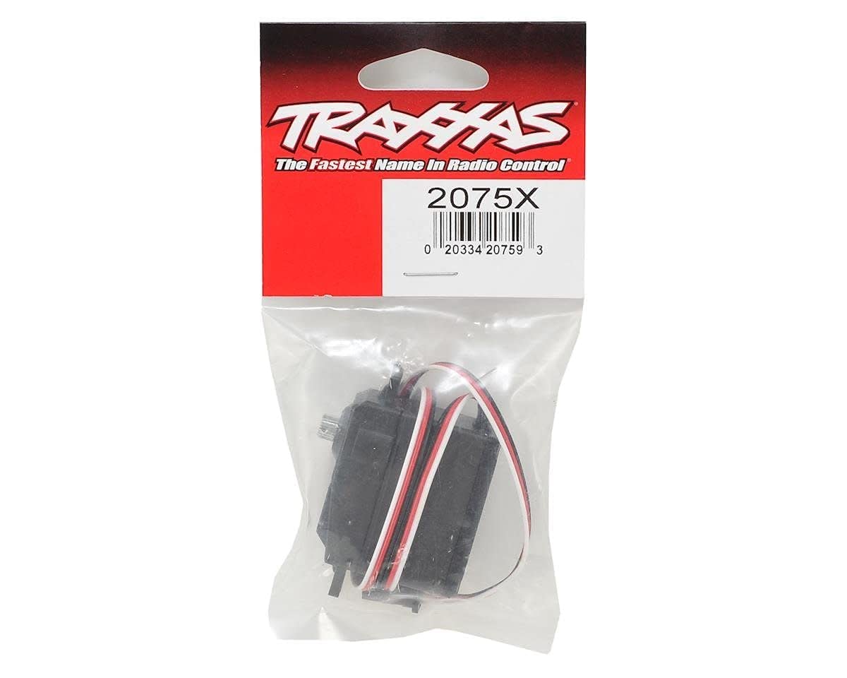 Traxxas 2075X fast 0.17 sec transit time enables quick steering responses.