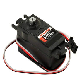 Traxxas 2075X waterproof servo front view with high-torque control for 1/10 scale RC cars.
