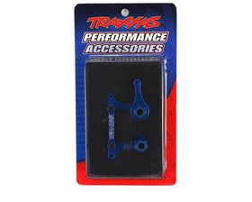 Traxxas 3743A blue finish with laser-etched logo.