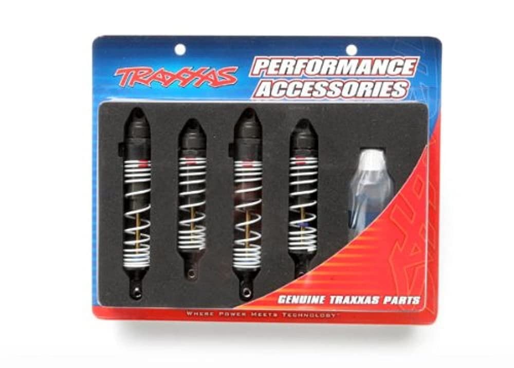 Traxxas 5862 Big Bore shock set front view for enhanced bump control