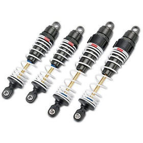 Traxxas 5862 Big Bore shocks rear view showing durable aluminum bodies