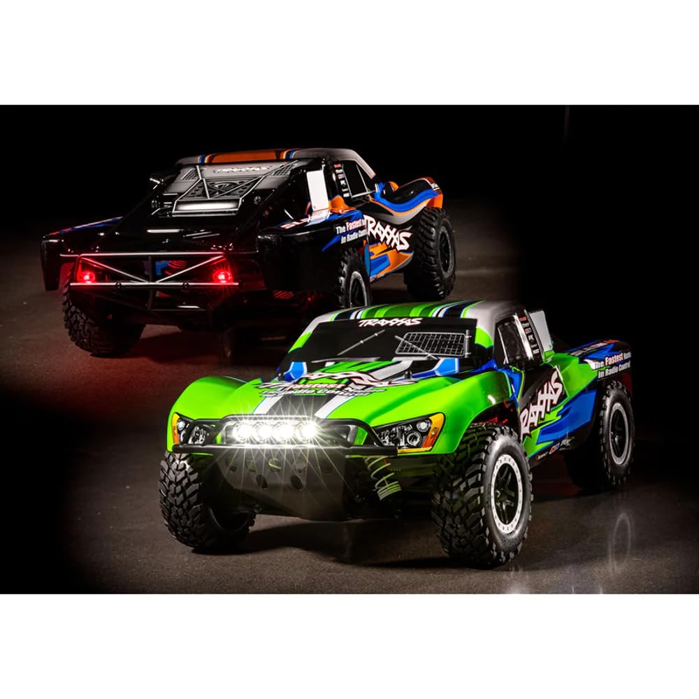 Traxxas 6894 LED kit rear bumper with light bar improves rear visibility for off-road driving.