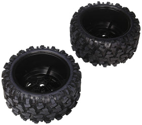 Traxxas 7772X X-Maxx tires image with foam inserts for steady handling and grip.