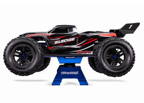 Traxxas 8796 blue RC stand fits 1/10 to 1/8 scale models