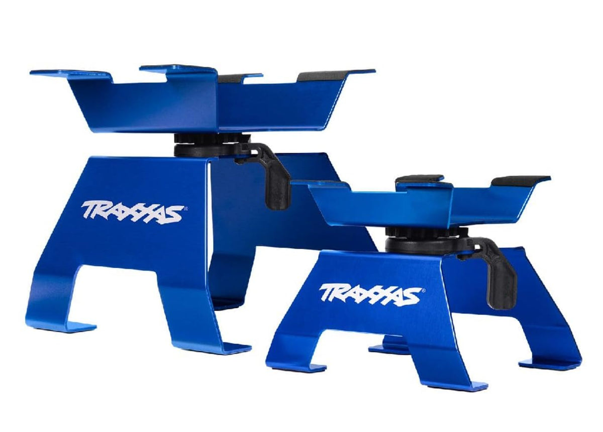 Traxxas 8797 blue X-Truck Stand locking lever with 16 positions.