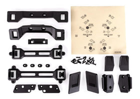 Traxxas body conversion kit for Slash 4x4 front mounts enabling clipless mounting for a clean setup