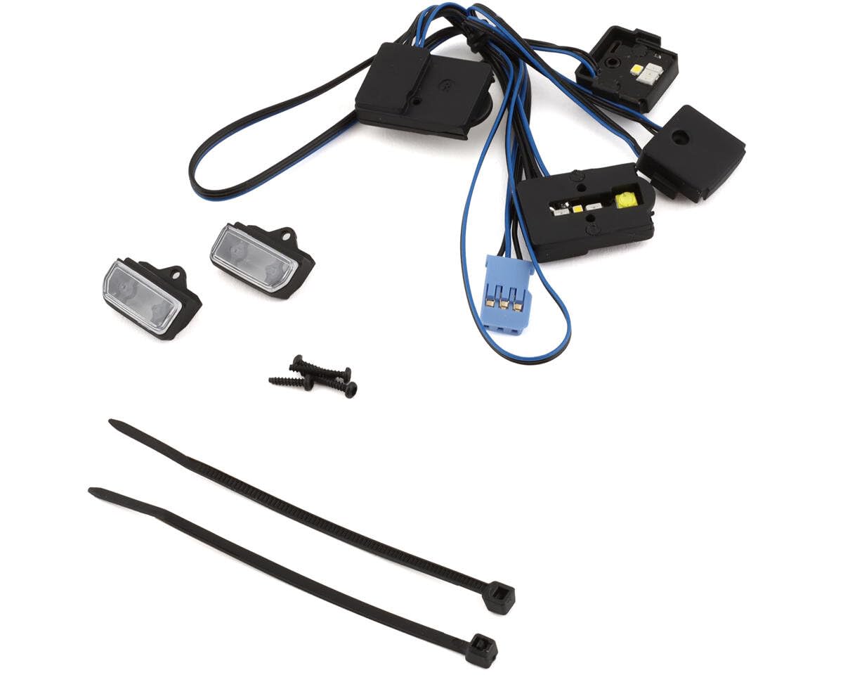 Traxxas Bronco LED light set front view for realistic RC lighting and trail runs