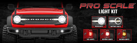 Traxxas Bronco LED light set rear view for authentic night illumination and scale realism