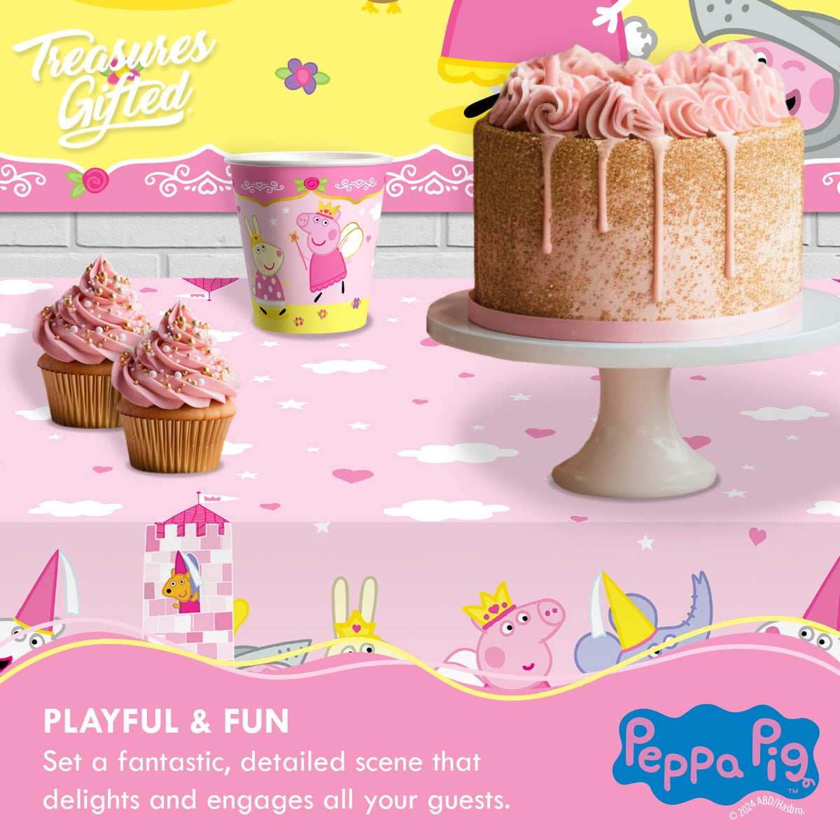 Treasures Gifted Peppa decor bundle for cohesive party styling