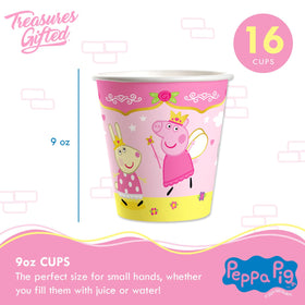 Treasures Gifted Peppa Pig napkins for quick cleanup