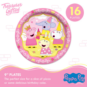 Treasures Gifted 7-inch Peppa Pig cake plates featuring Peppa and friends