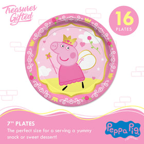 Treasures Gifted 9-inch Peppa Pig plates for kid-friendly dining