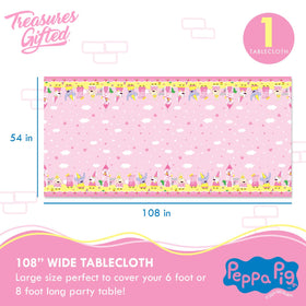 Treasures Gifted Princess Peppa Pig party set serves 16 guests