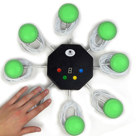 Trebisky Buzzer System Master Console displays the winner for quick scoring.