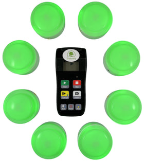 Trebisky master console for live buzz-in and instant feedback.