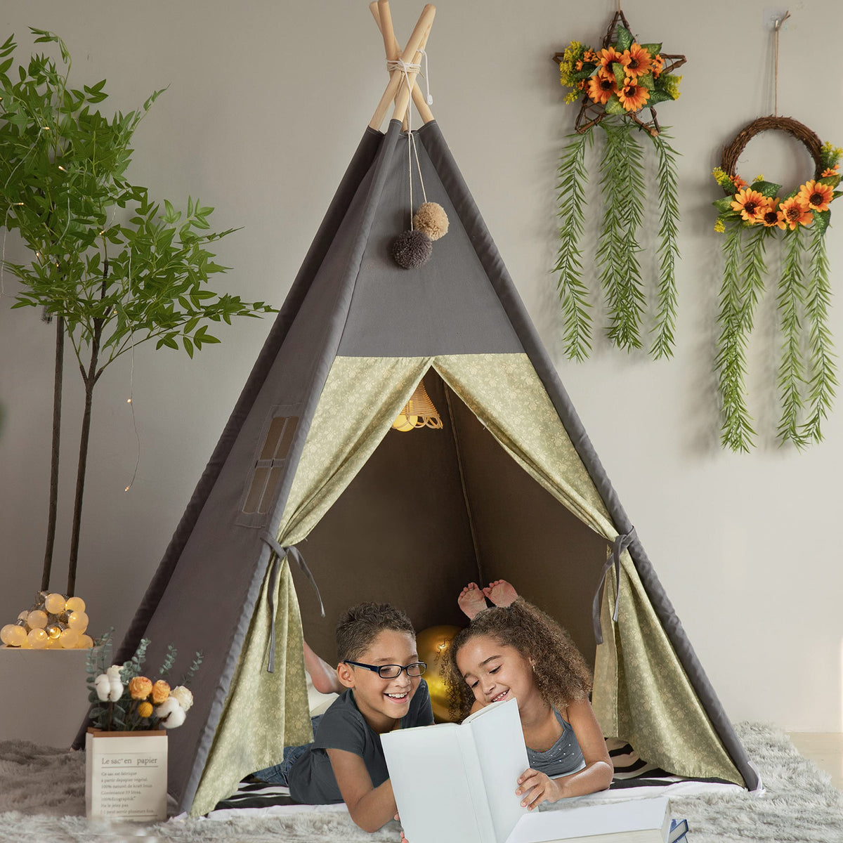 TreeBud Teepee Tent carry case enables easy transport and storage