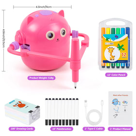 TREEFIA drawing robot uses safe materials for secure learning play.