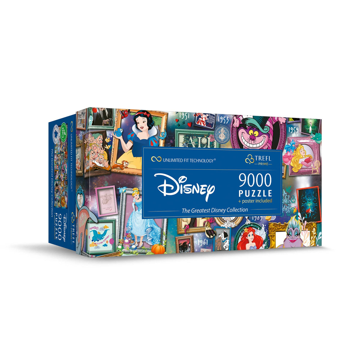 Trefl Disney 9000-piece puzzle box-front shows iconic artwork for Disney fans