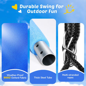 Trekassy 360-degree swivel for smooth spins in the yard
