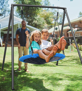 Trekassy 440lbs swing stand anchors provide secure outdoor installation