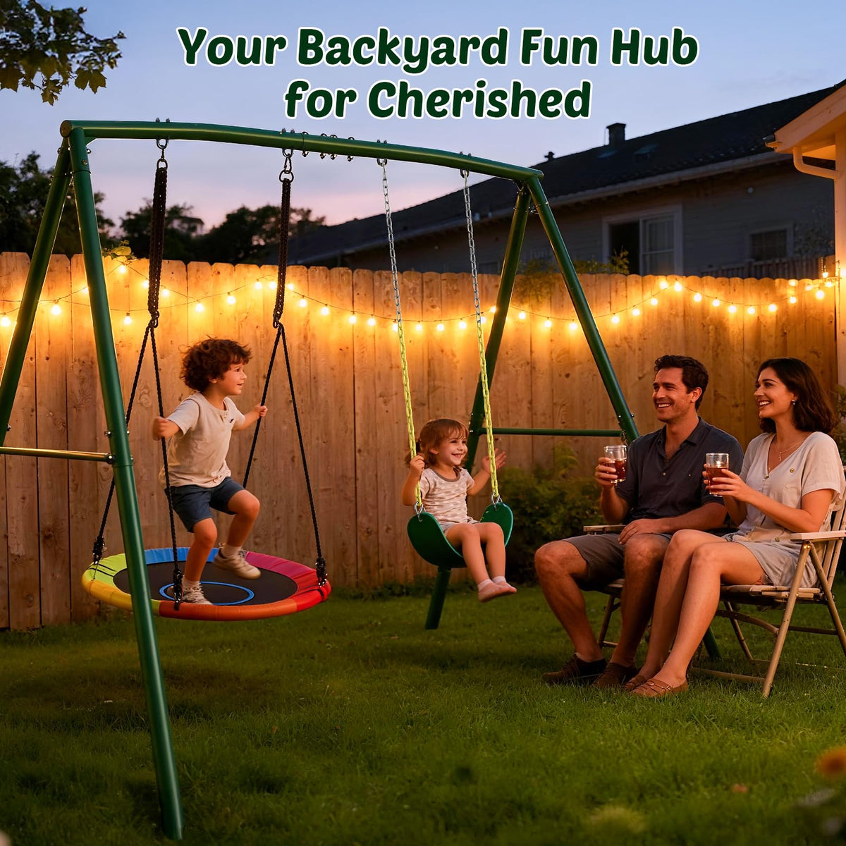 Trekassy backyard family fun hub for after-school play.