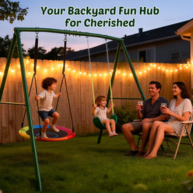 Trekassy backyard family fun hub for after-school play.