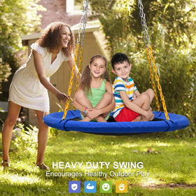 Trekassy backyard swing mounting ideas on frame or tree