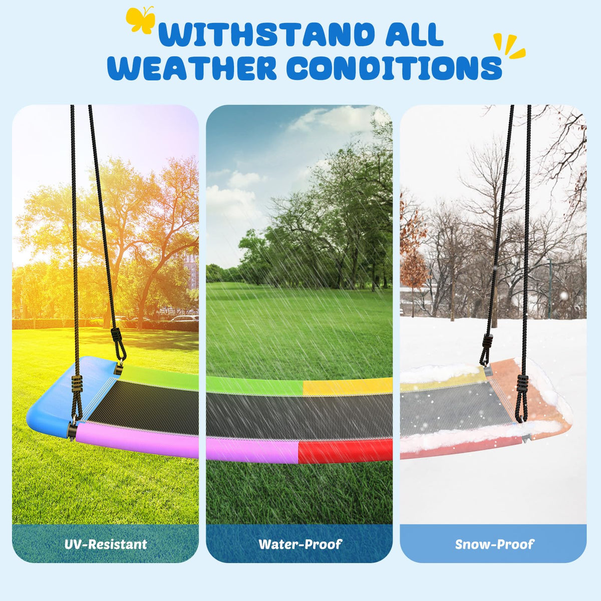 Trekassy for kids and adults enjoy backyard fun with this swing.