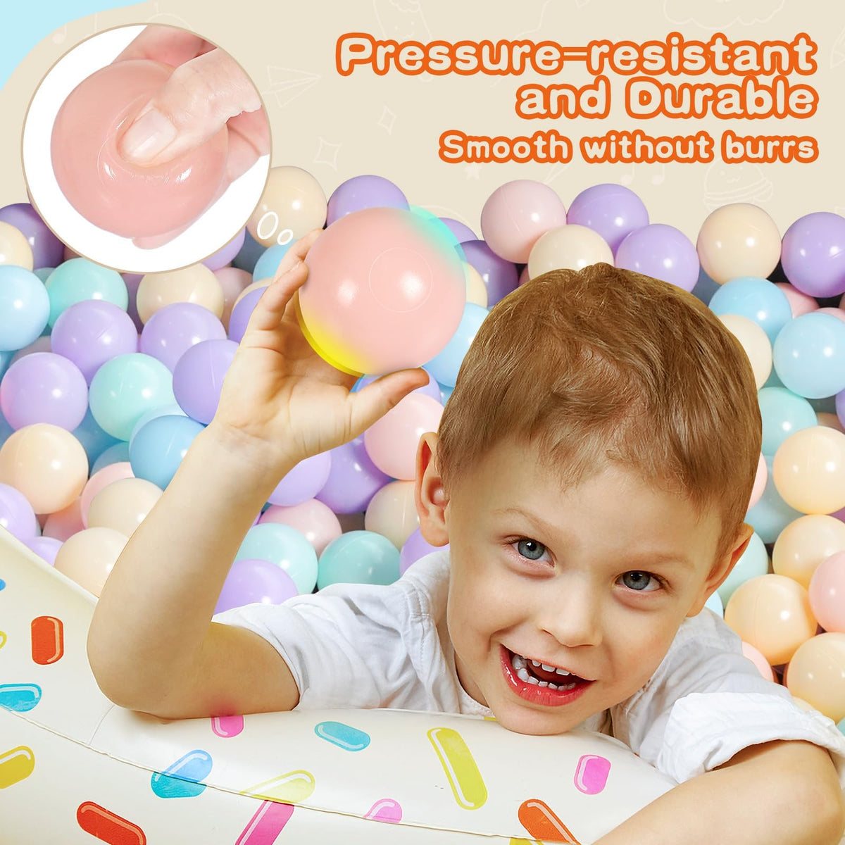 TrendBox ball pit decor for birthday parties and play tents with color.
