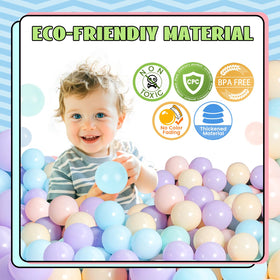 TrendBox Macaron Ocean Ball size friendly for little hands