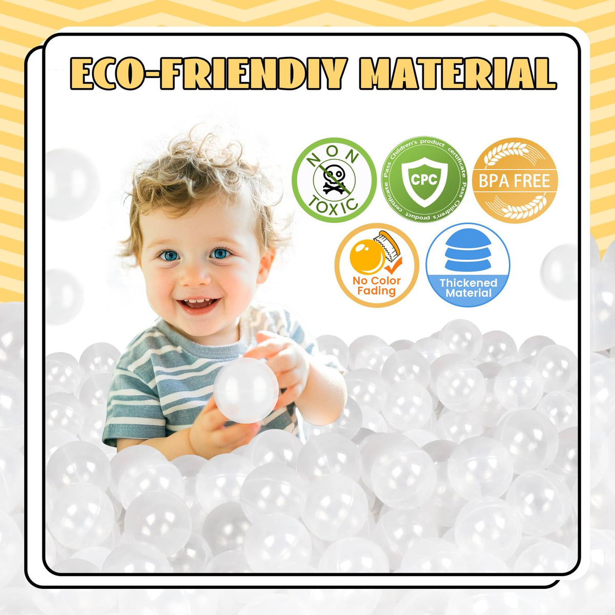 TrendBox ocean balls for baby playtime with soft, tactile exploration.