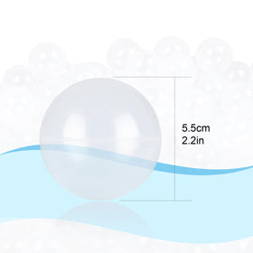 TrendBox ocean balls ball pit setup showing clear colors and easy visibility.