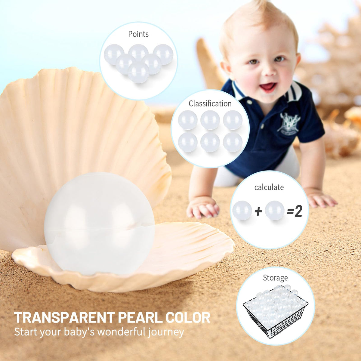 TrendBox ocean balls party use for birthday setups and interactive activities.
