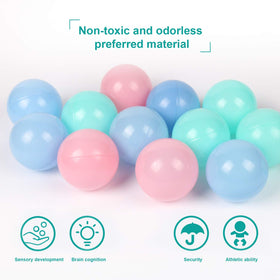 TrendBox phthalate-free and BPA-free balls emphasize safe, health-conscious family use.