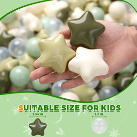 TRENDPLAY ball pit balls sized 2.2 inches for easy handling by little hands