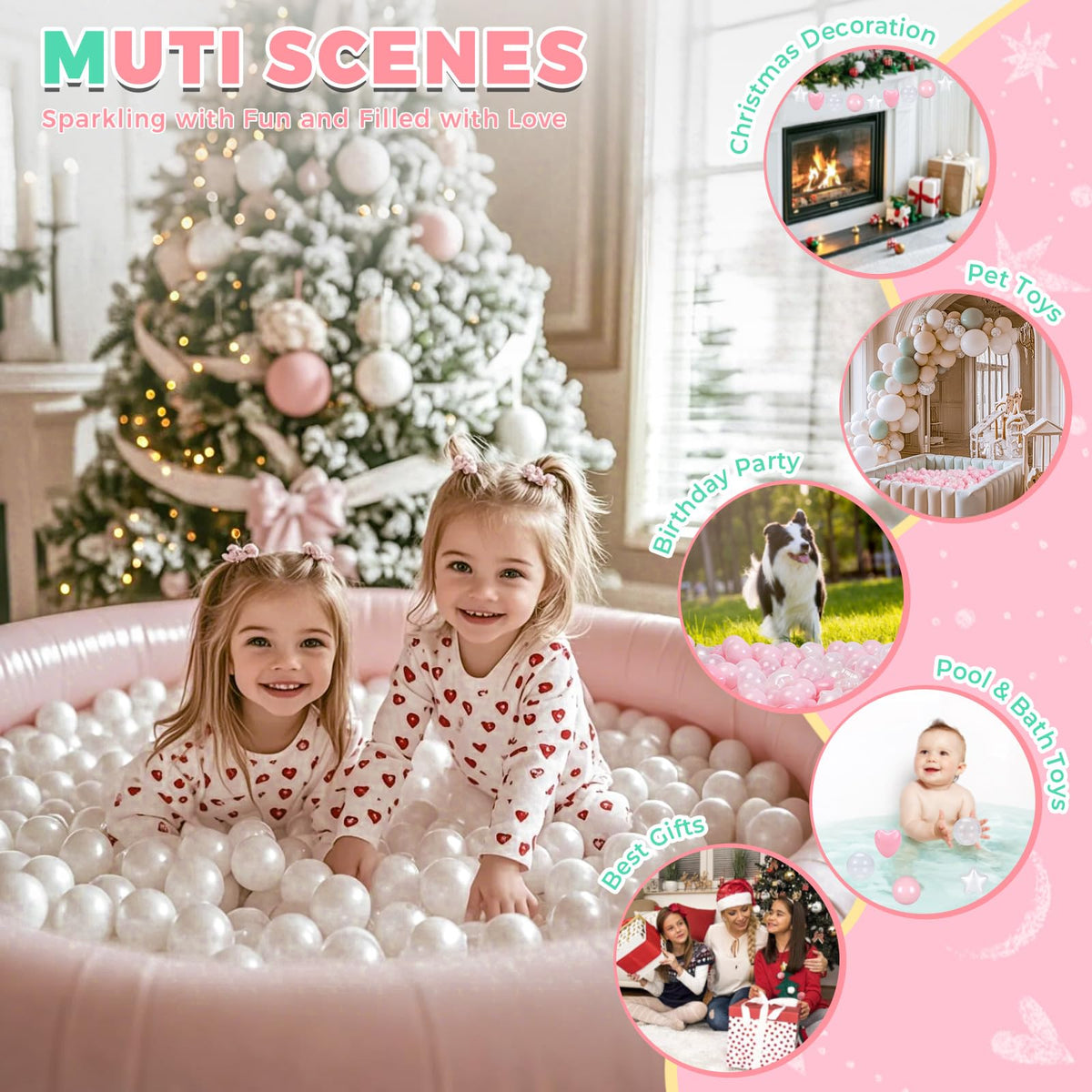 TRENDPLAY ball pit balls party deco: bright décor for celebrations