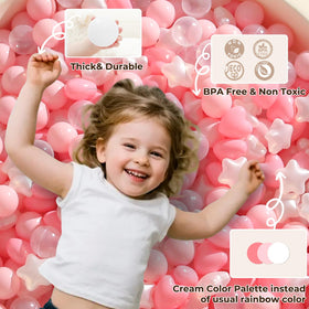TRENDPLAY ball pit balls round balls: 2.2-inch spheres for playtime