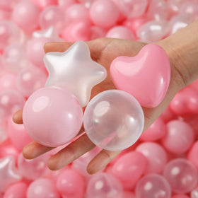 TRENDPLAY ball pit balls stars: durable, safe play for imaginative toddlers