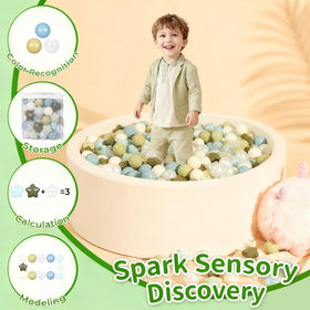 TRENDPLAY Ball pit storage box helps keep colors organized