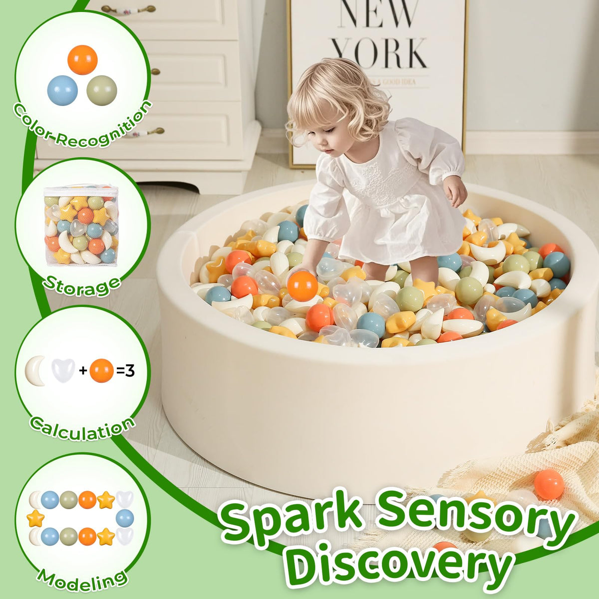 TRENDPLAY educational shapes encourage sorting counting and coordination