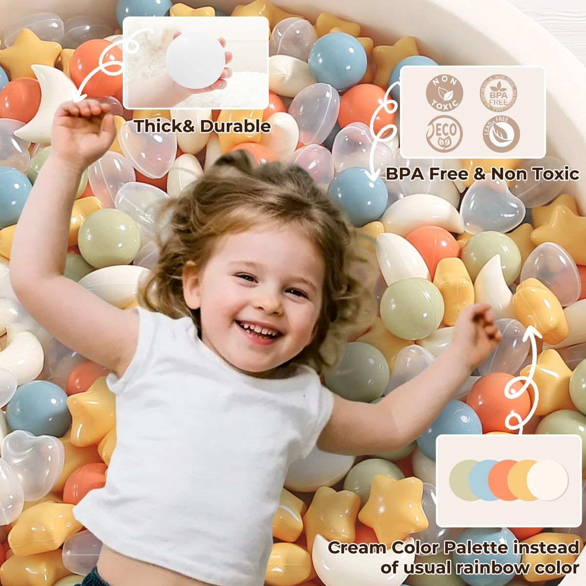 TRENDPLAY versatile set ideal for ball pits pools and parties
