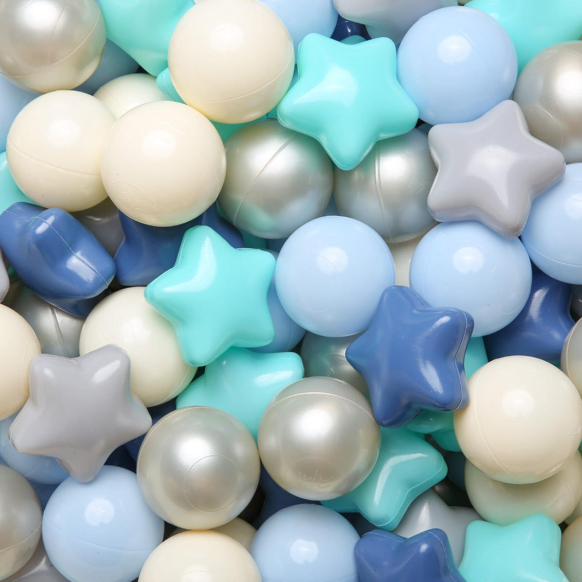 TRENDPLAY star ball blue close-up showing vibrant colors for sensory play