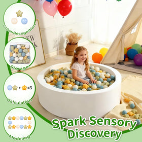TRENDPLAY star ball pit balls blue support bright color exploration