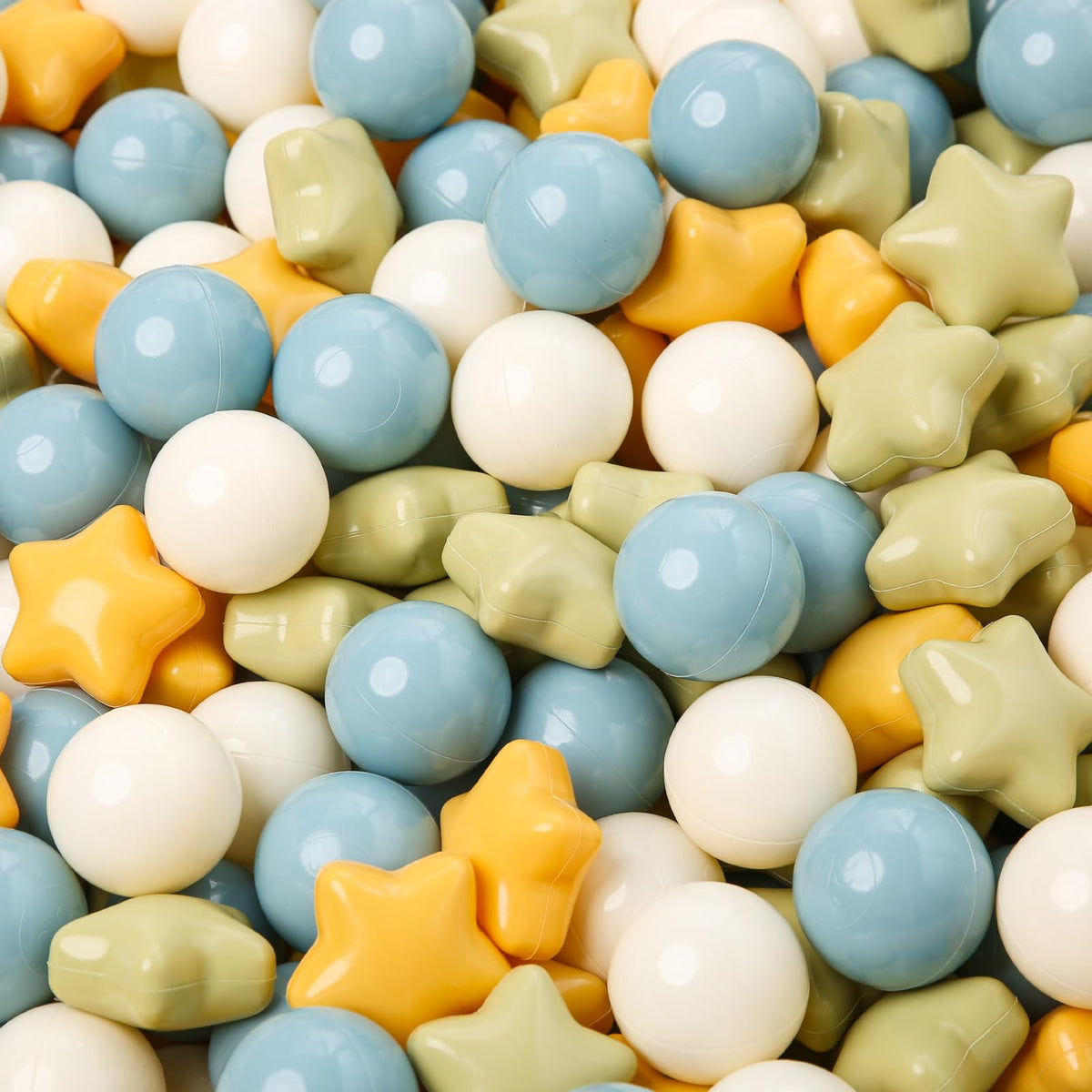 TRENDPLAY star ball pit balls yellow for engaging sensory play