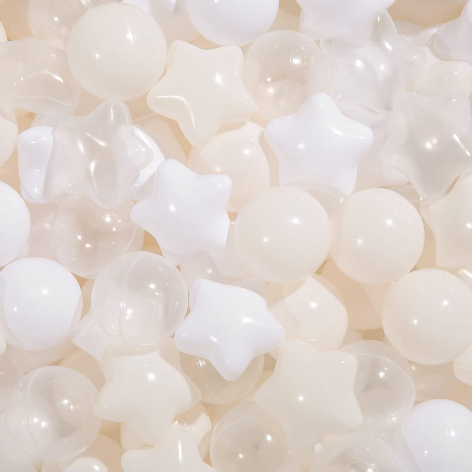 TRENDPLAY Star Ball Pit Balls beige color ideal for gentle indoor play