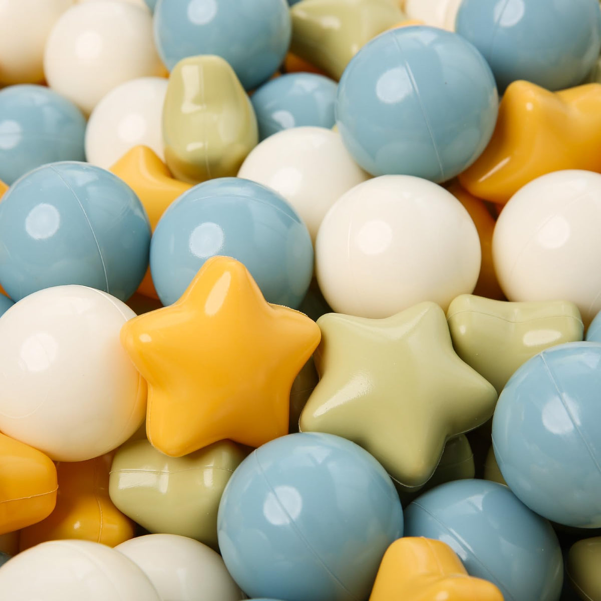 TRENDPLAY Star Ball Pit Balls with storage bag for easy setup