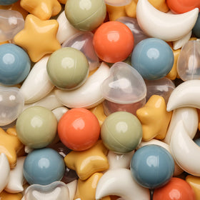 TRENDPLAY star ball pit balls in vibrant mix for imaginative play