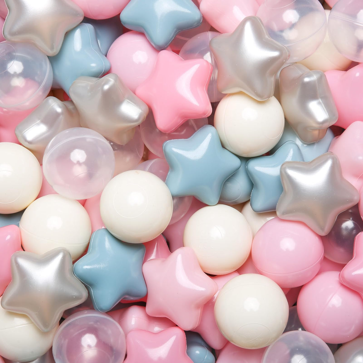 TRENDPLAY star ball pit balls with colorful stars for imaginative toddler play
