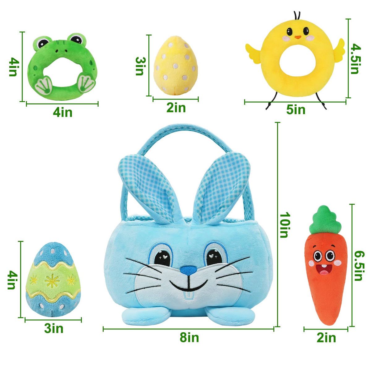 Treory Easter egg plush for gentle play and gifting