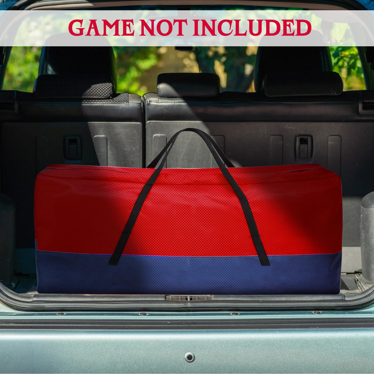 TRESSON Giant Connect 4 duffle bag outdoor storage scene